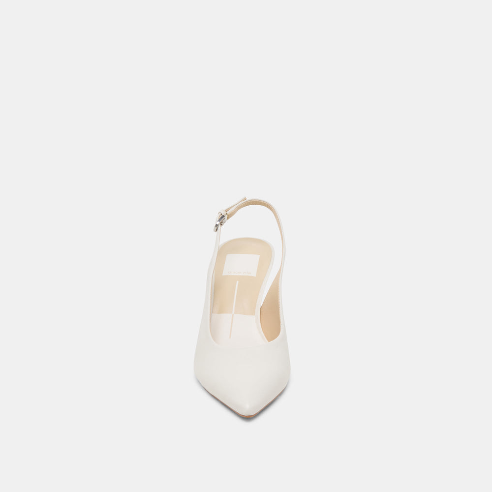 Dolce Vita SHOES | ELASI HEELS WHITE LEATHER
 – Dolce Vita