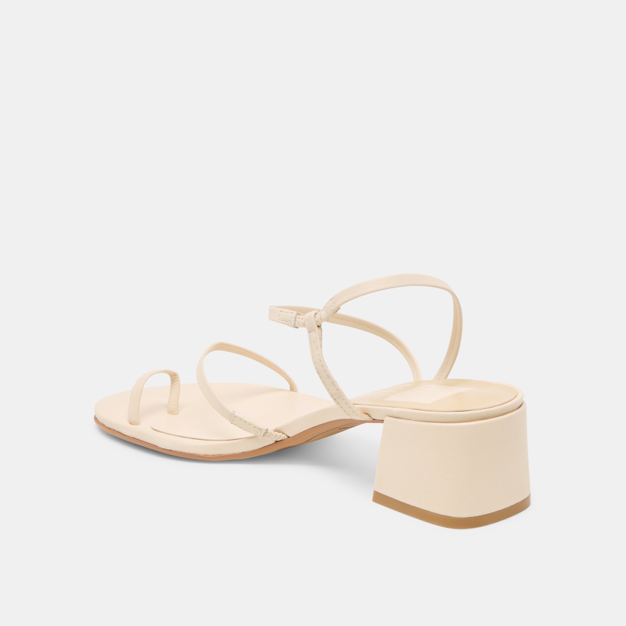 Dolce Vita SHOES | Trini Creme Leather Heels
