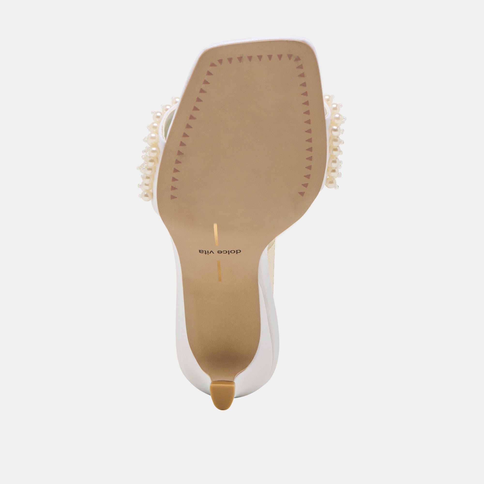Dolce Vita SHOES | Rexa Pearl Off White Satin Heels