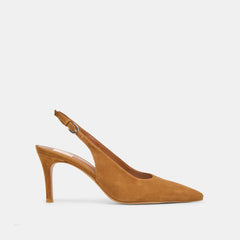 Dolce Vita SHOES | Elasi Brown Nubuck Heels