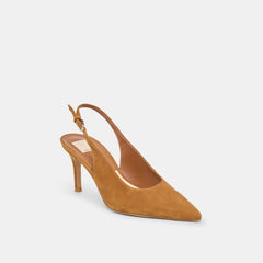 Dolce Vita SHOES | Elasi Brown Nubuck Heels