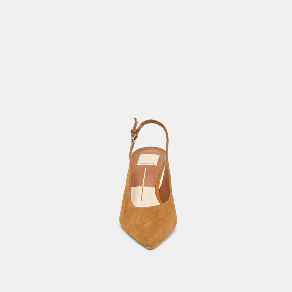 Dolce Vita SHOES | Elasi Brown Nubuck Heels