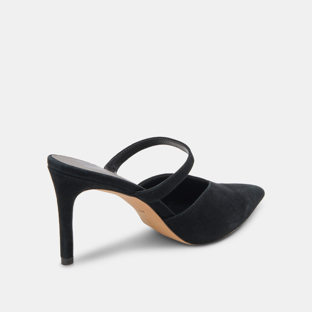 Dolce Vita SHOES | KANIKA WIDE HEELS ONYX SUEDE
 – Dolce Vita