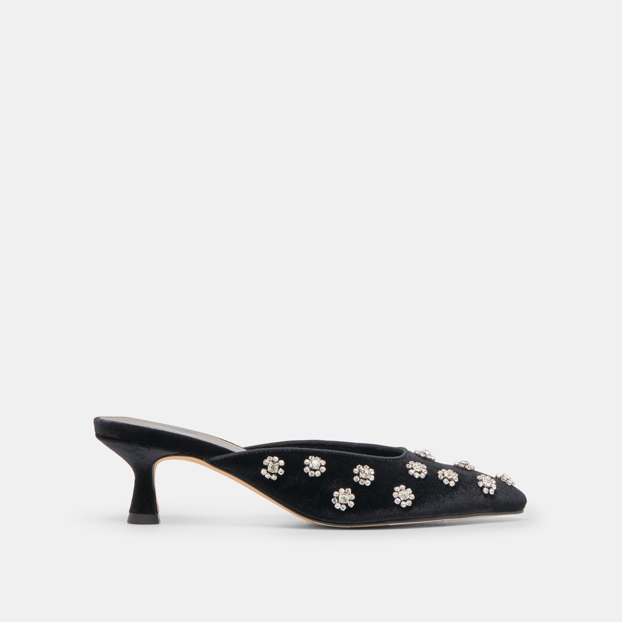 Dolce Vita SHOES | Clara Nero Velvet Heels