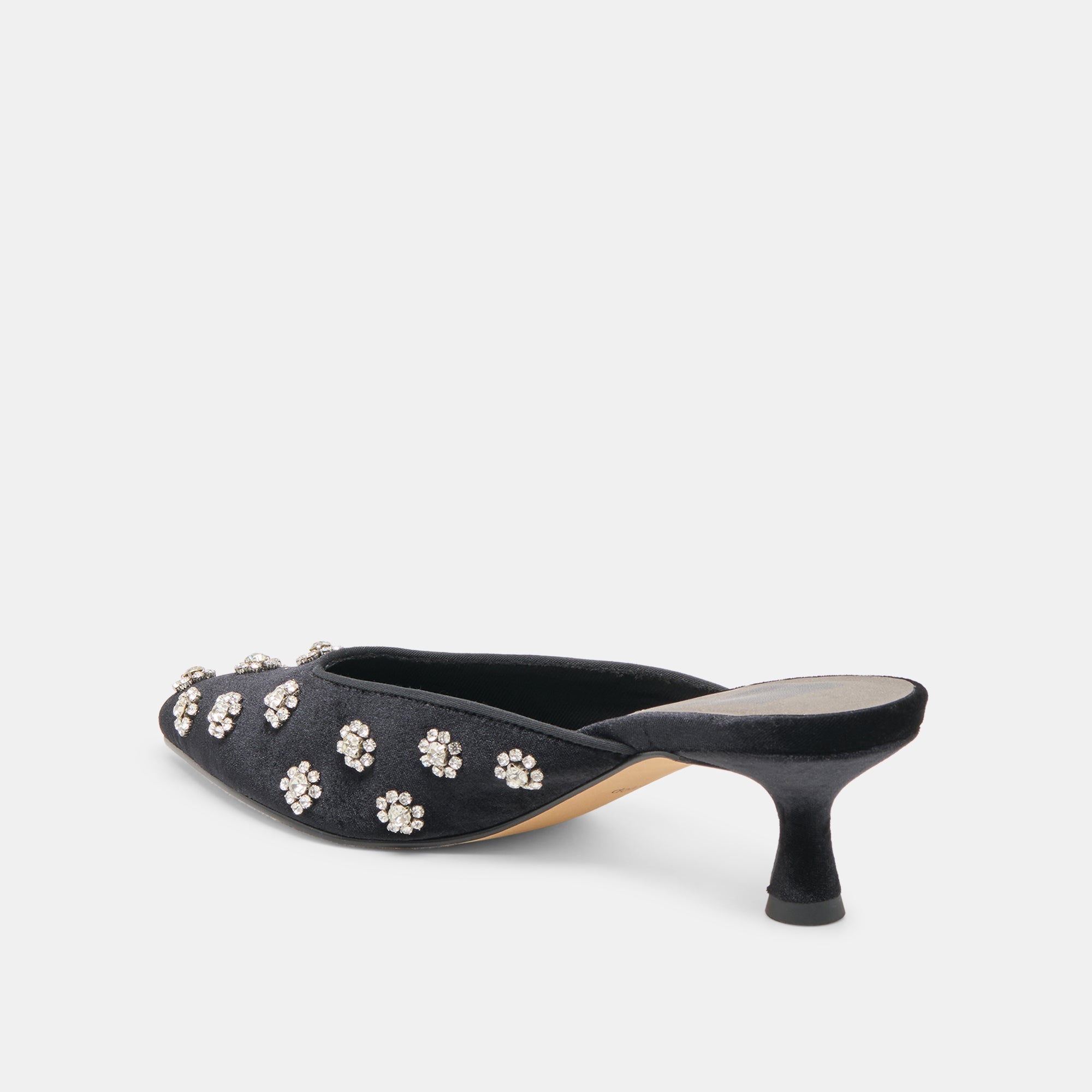 Dolce Vita SHOES | Clara Nero Velvet Heels