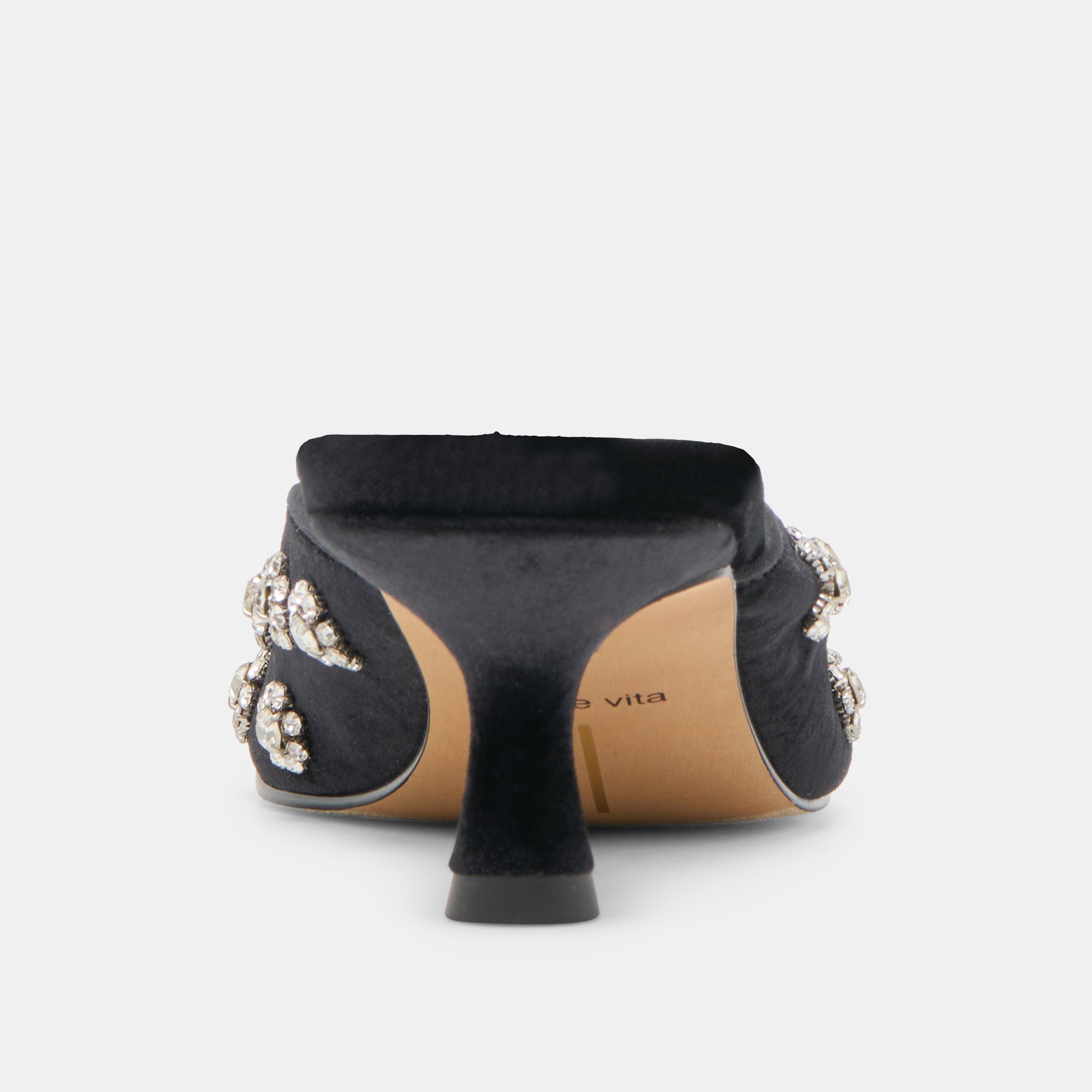 Dolce Vita SHOES | Clara Nero Velvet Heels