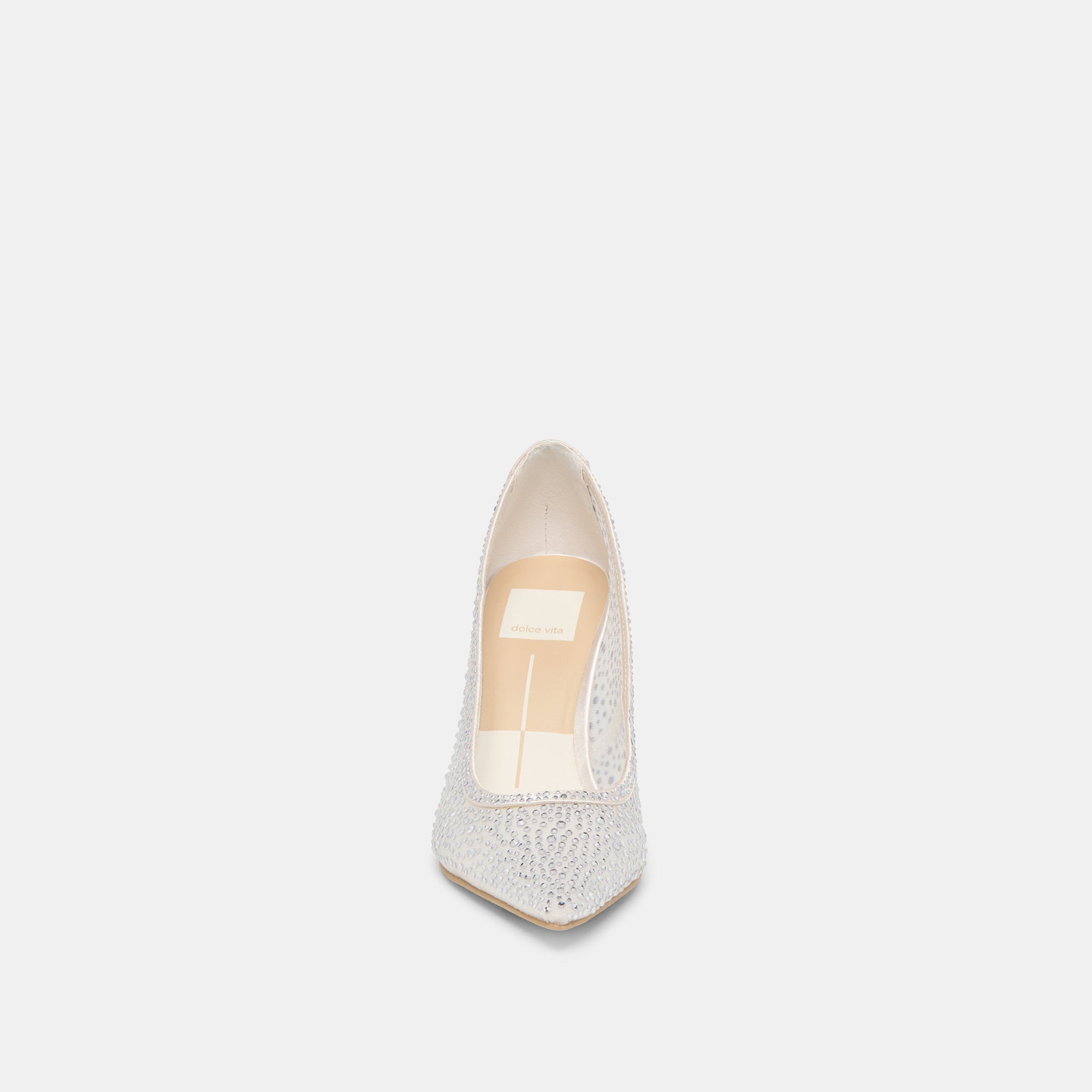Dolce Vita SHOES | Kashe Crystal White Mesh Heels