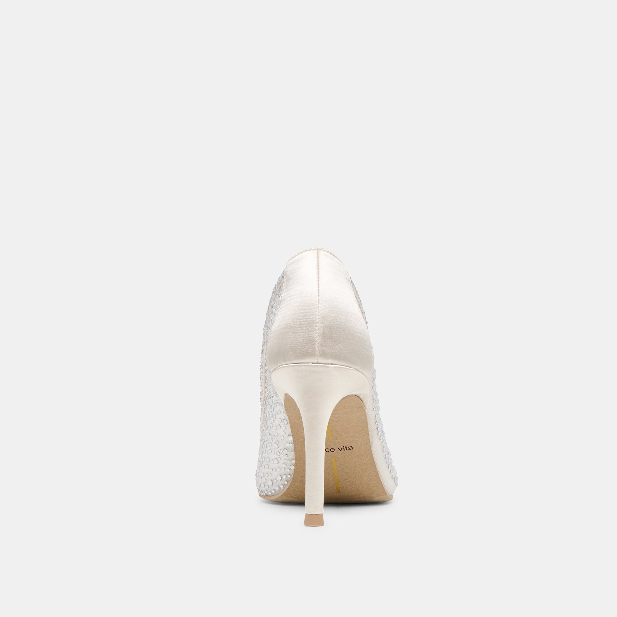 Dolce Vita SHOES | Kashe Crystal White Mesh Heels