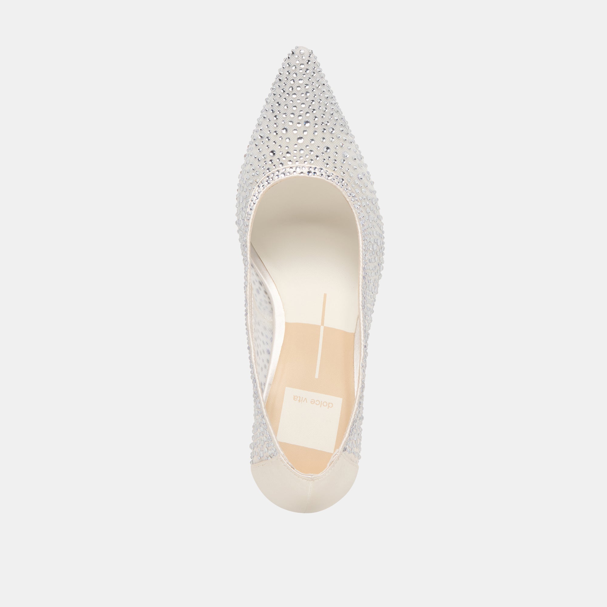Dolce Vita SHOES | Kashe Crystal White Mesh Heels