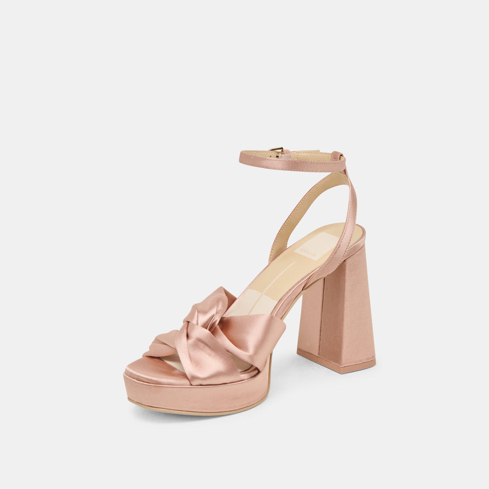 Dolce Vita SHOES | PARLO HEELS BLUSH SATIN
 – Dolce Vita