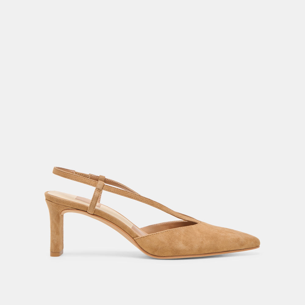 Dolce Vita SHOES | Ginay Lt Brown Suede Heels