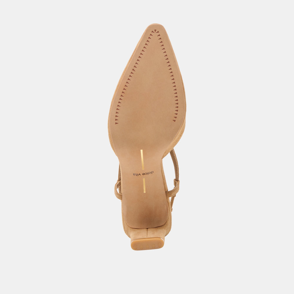 Dolce Vita SHOES | Ginay Lt Brown Suede Heels