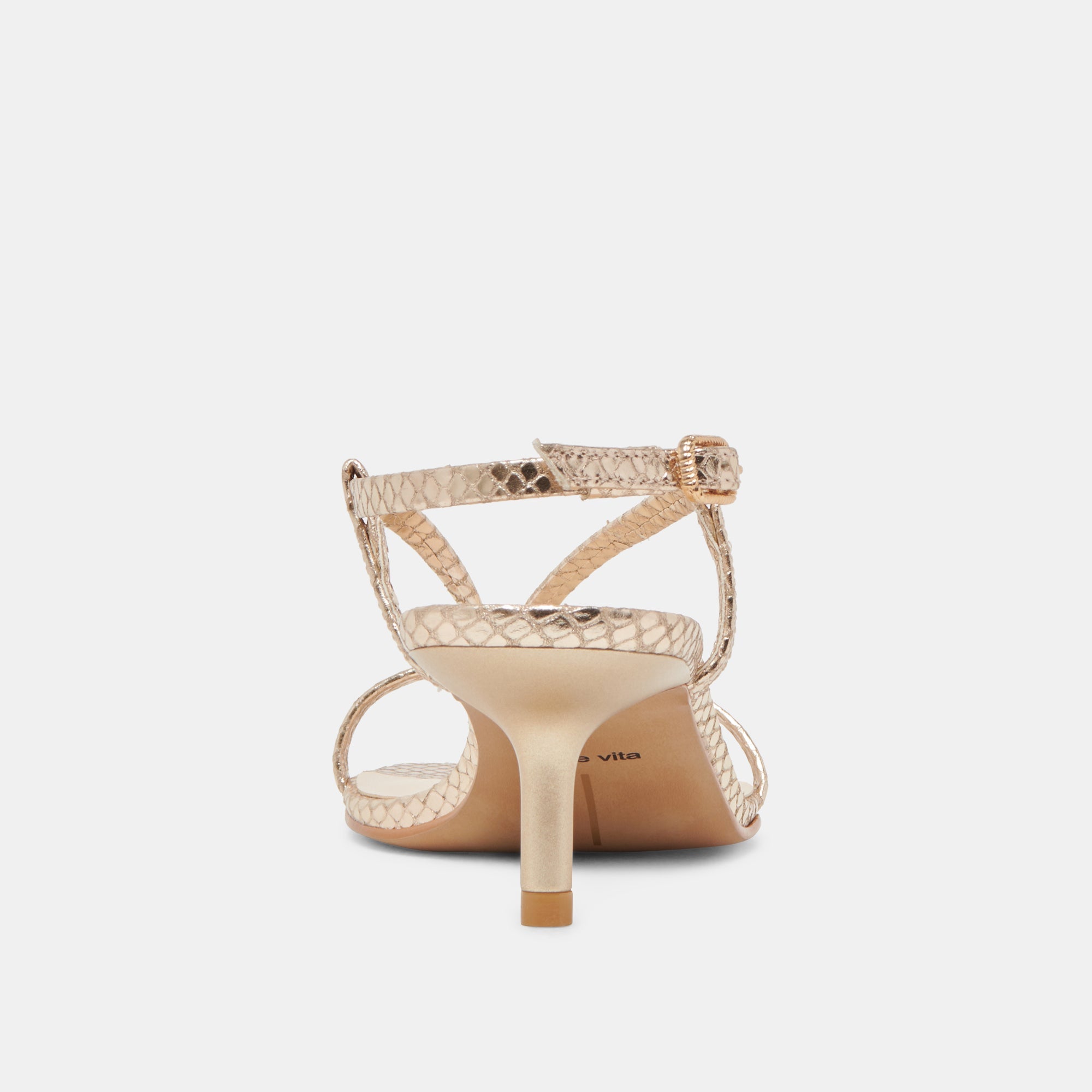 Dolce Vita SHOES | LAURY HEELS CHAMPAGNE EMBOSSED LEATHER
 – Dolce Vita
