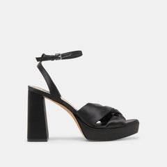Dolce Vita SHOES | PARLO HEELS ONYX SATIN
 – Dolce Vita
