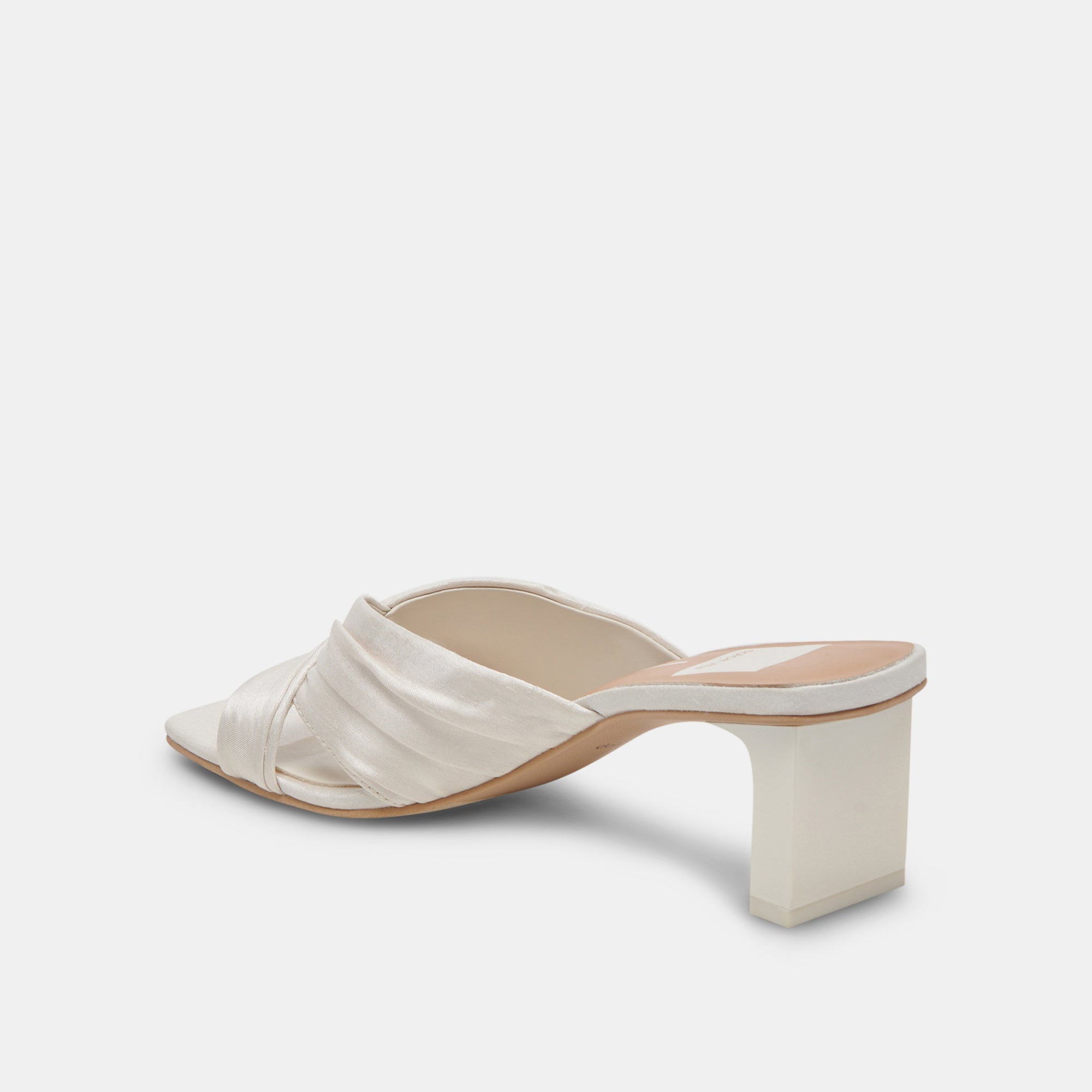 Dolce Vita SHOES | CARLAN HEELS OFF WHITE SILK
 – Dolce Vita