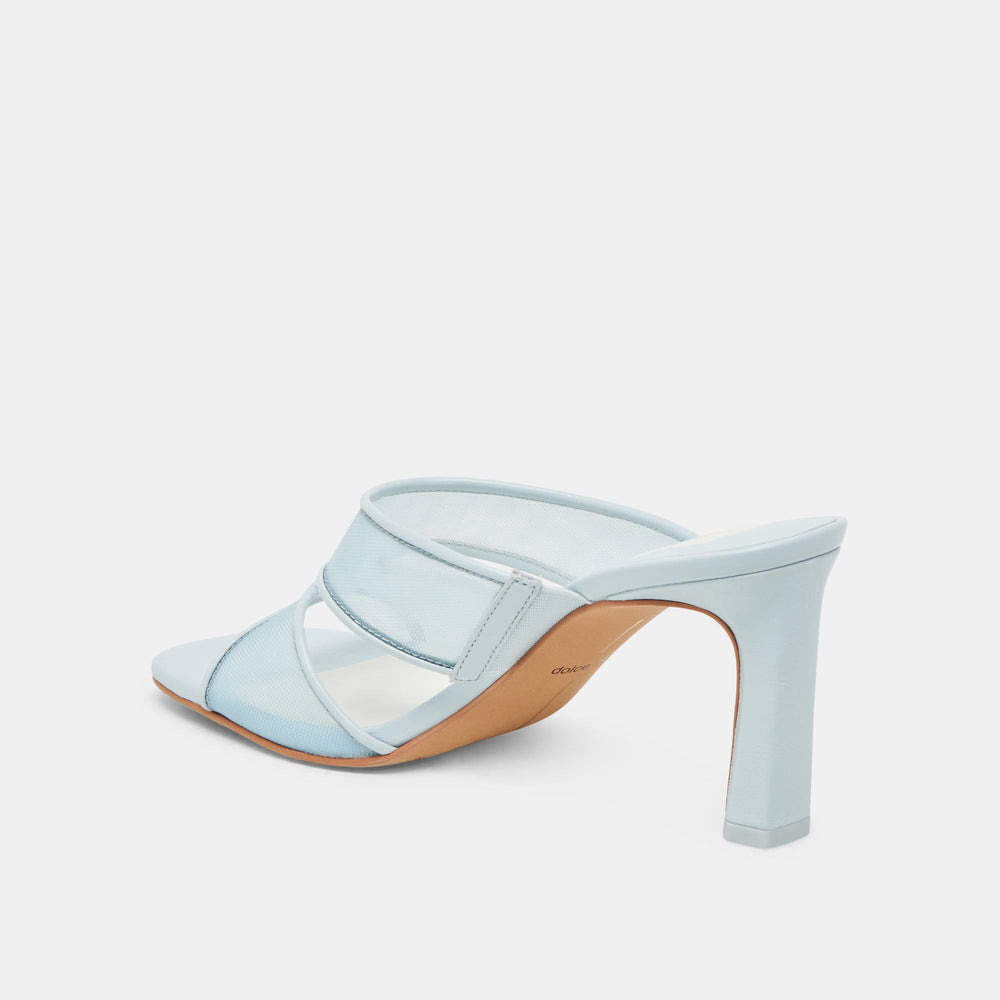 Dolce Vita SHOES | Gitel Wide Ice Blue Mesh Heels