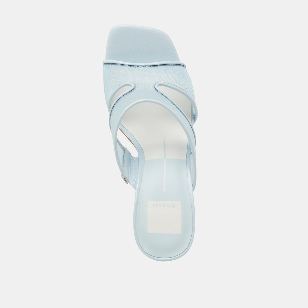 Dolce Vita SHOES | Gitel Wide Ice Blue Mesh Heels