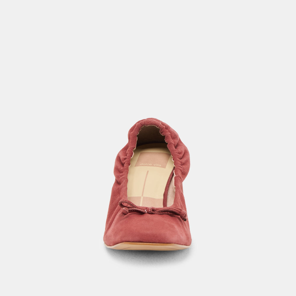 Dolce Vita SHOES | Karmin Brandy Suede Heels