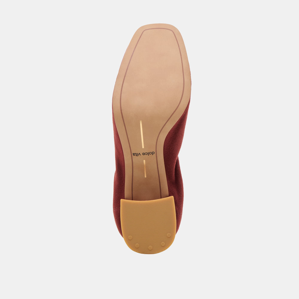 Dolce Vita SHOES | Karmin Brandy Suede Heels