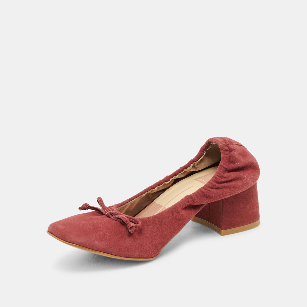 Dolce Vita SHOES | Karmin Brandy Suede Heels