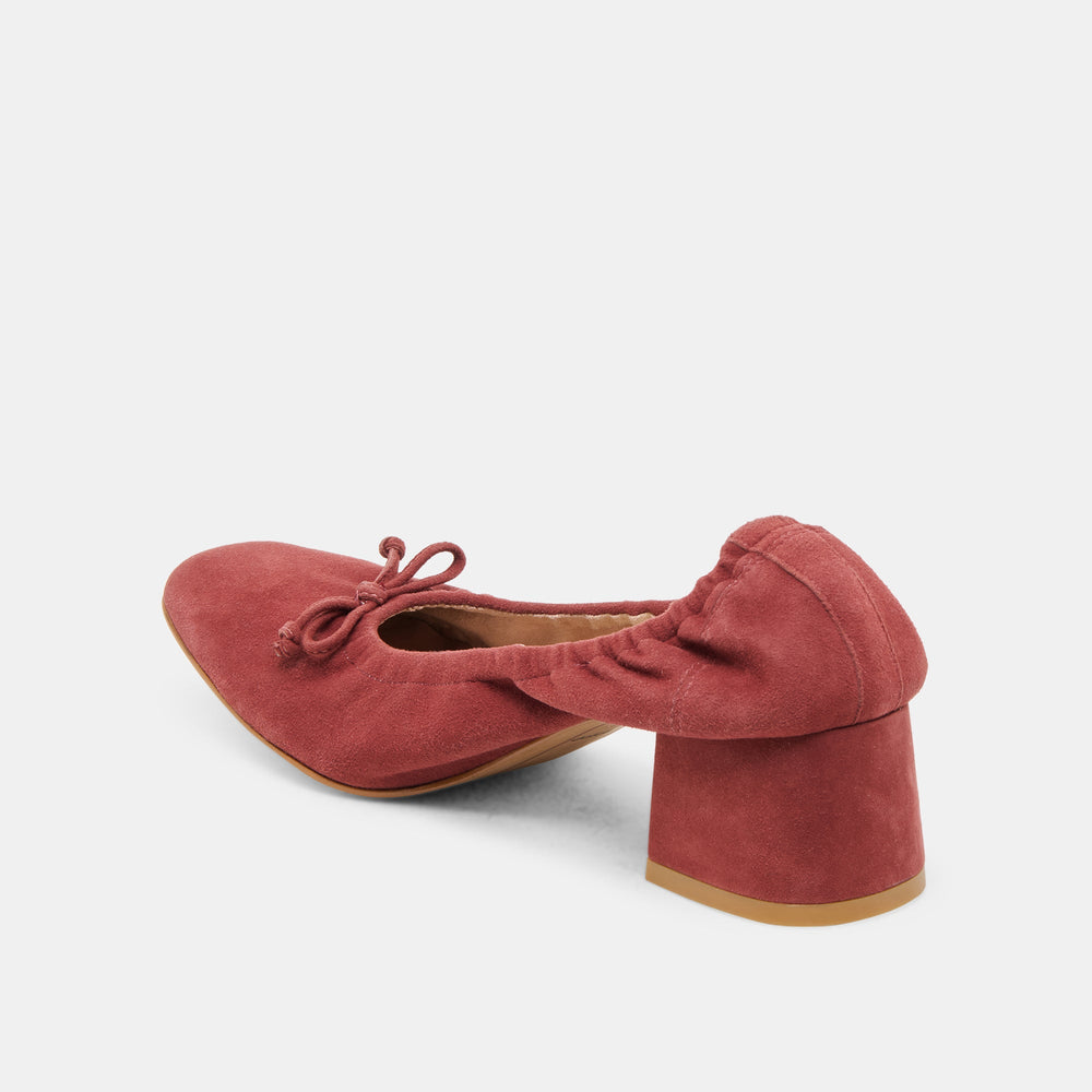 Dolce Vita SHOES | Karmin Brandy Suede Heels