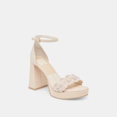Dolce Vita SHOES | PELTIN PEARL HEELS VANILLA WOVEN RAFFIA
 – Dolce Vita