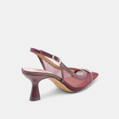 Dolce Vita SHOES | Lorine Burgundy Mesh Heels