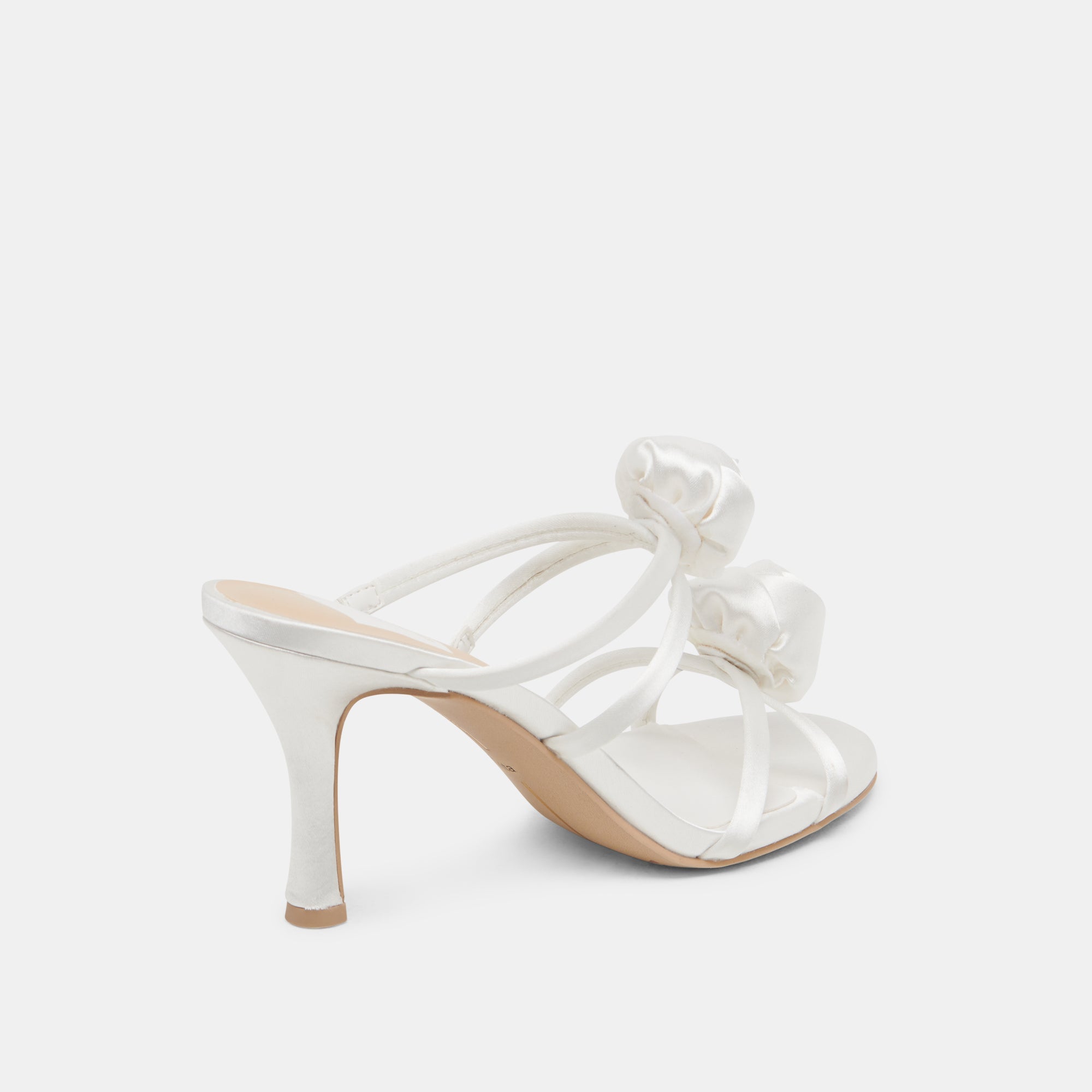 Dolce Vita SHOES | LINZY HEELS TRUE WHITE SATIN
 – Dolce Vita