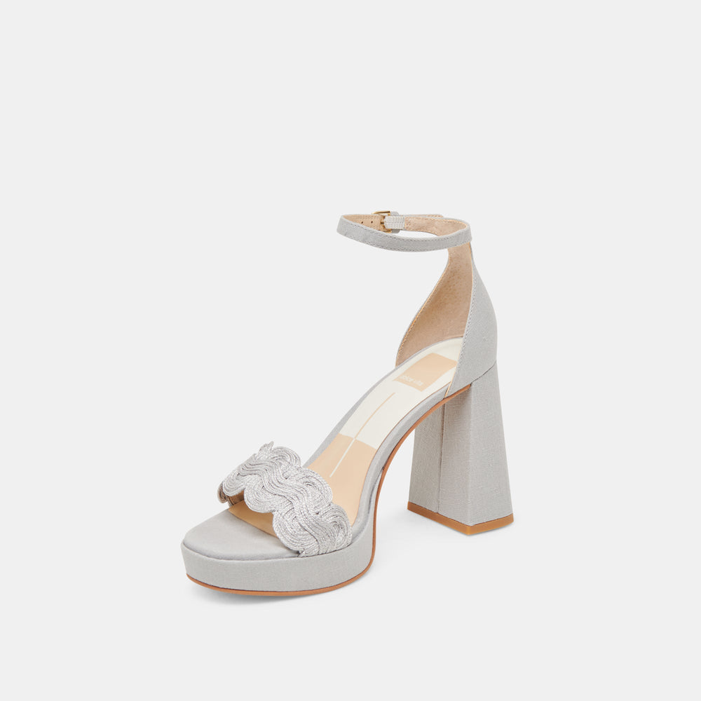 Dolce Vita SHOES | PELTIN HEELS GREY WOVEN RAFFIA
 – Dolce Vita