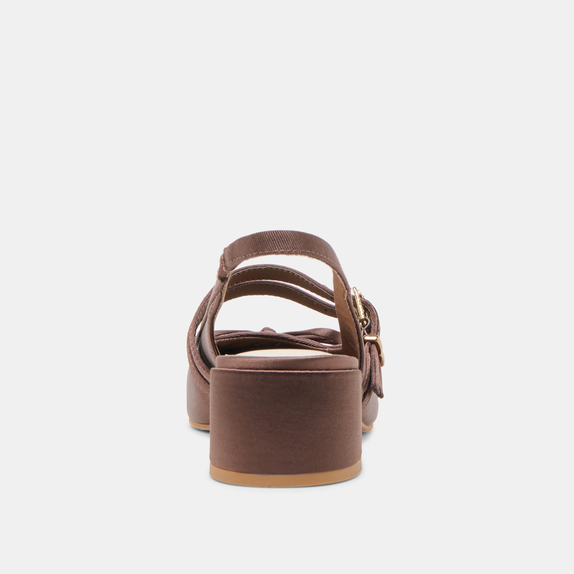 Dolce Vita SHOES | Loris Mahogany Satin Heels