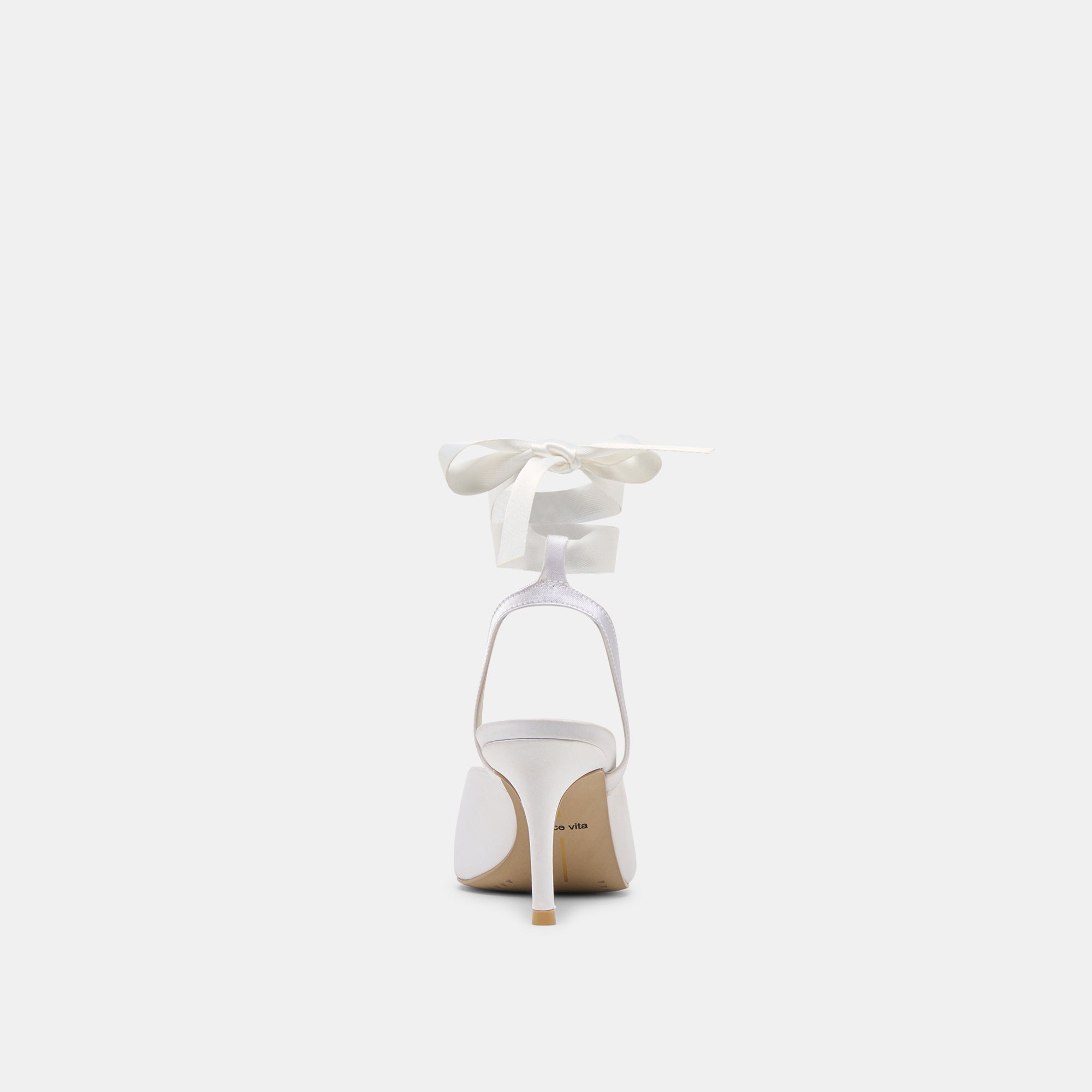 Dolce Vita SHOES | Efora True White Satin Heels