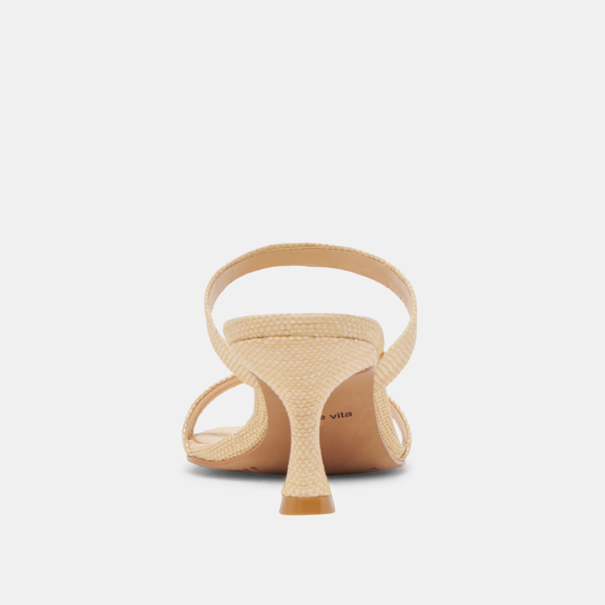 Dolce Vita SHOES | Genora Wide Lt Natural Woven Raffia Heels