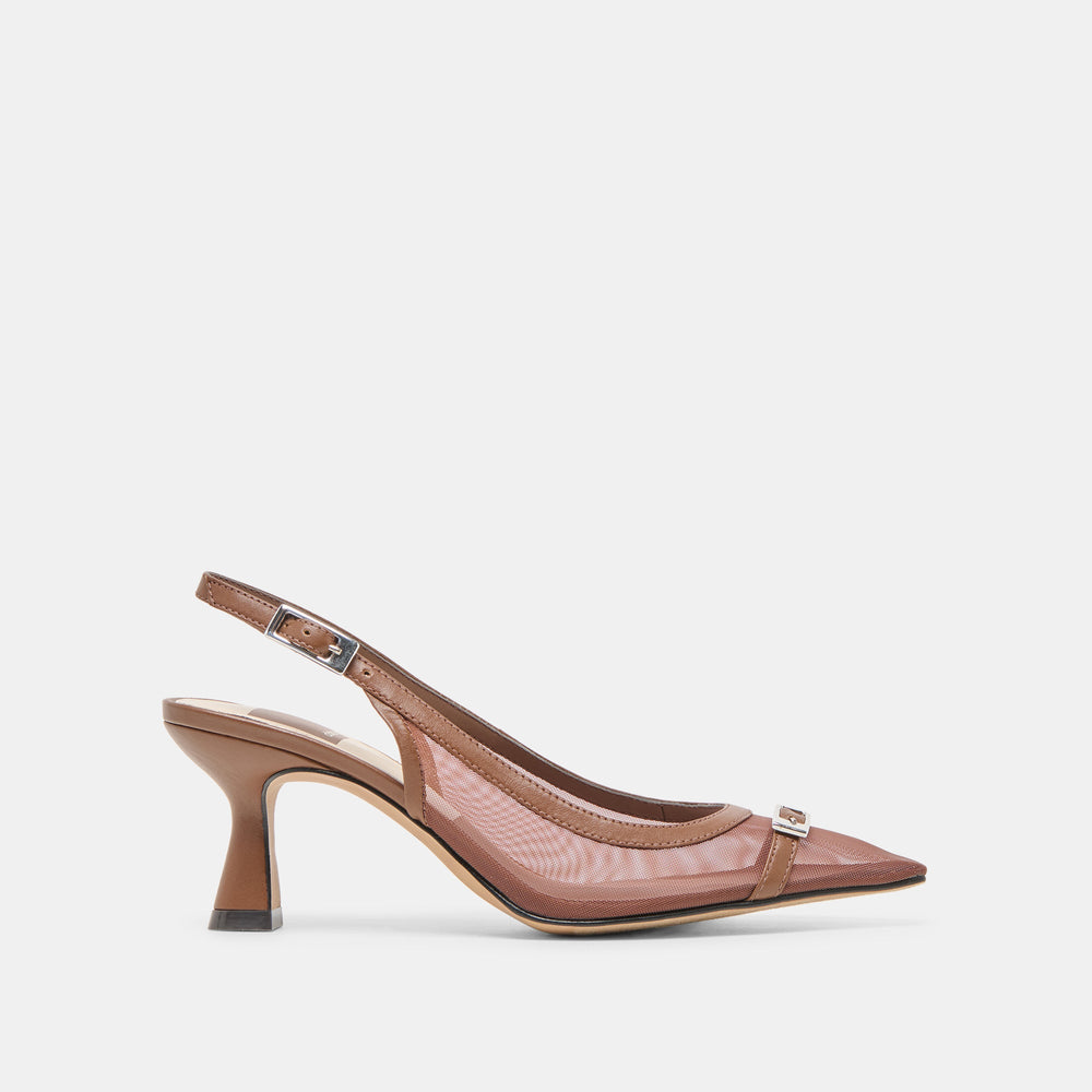 Dolce Vita SHOES | Lorine Espresso Mesh Heels