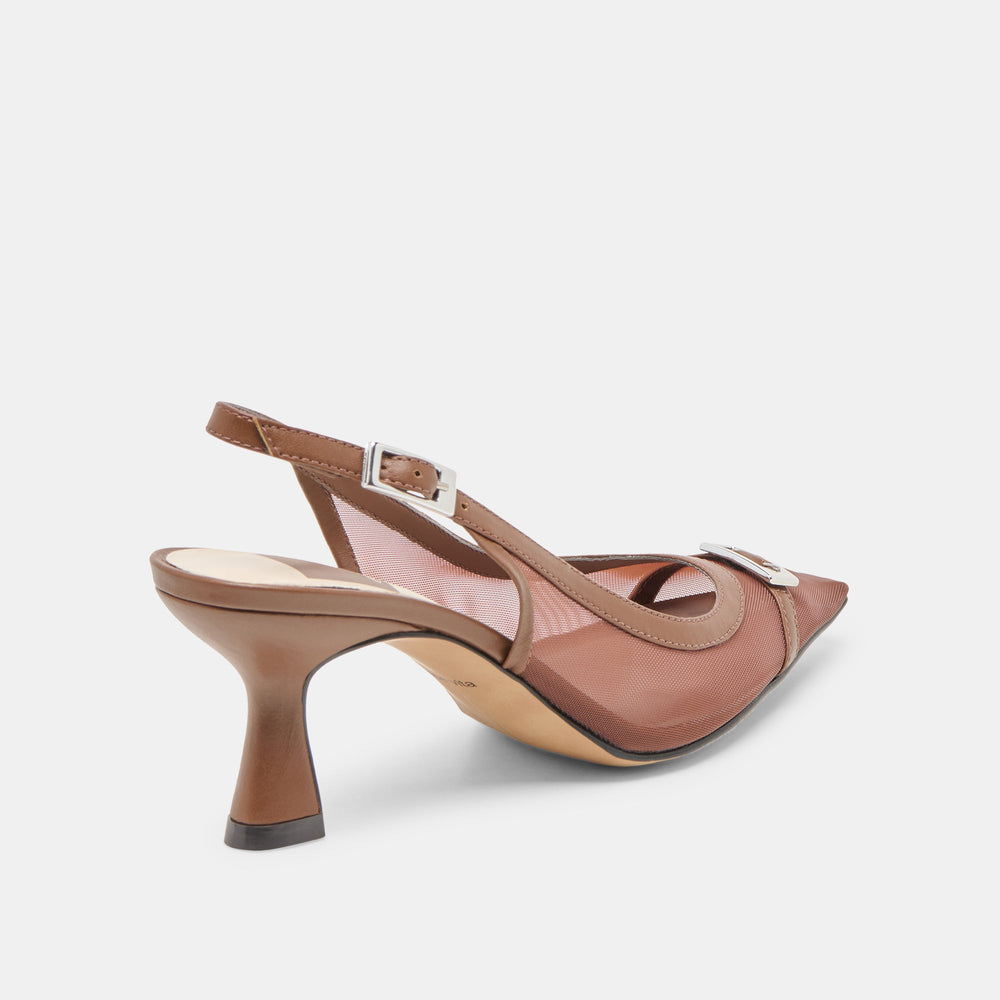 Dolce Vita SHOES | Lorine Espresso Mesh Heels