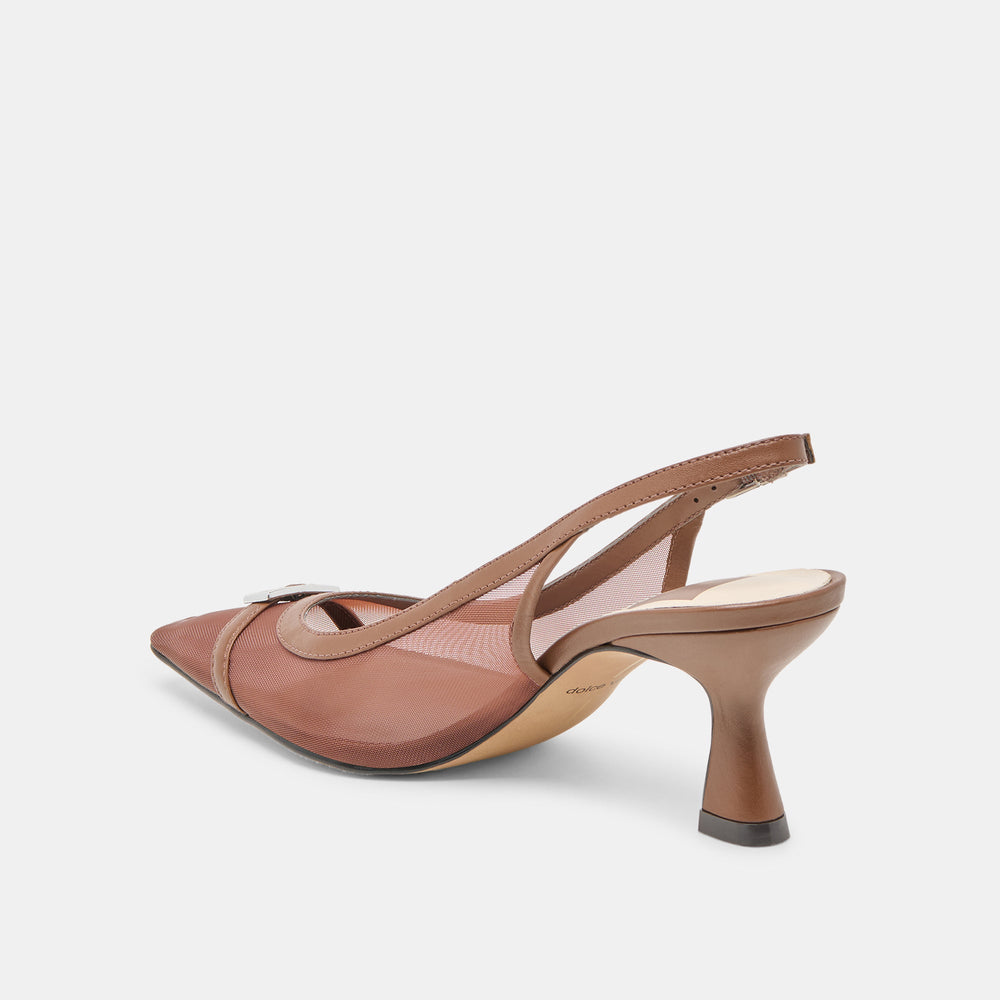 Dolce Vita SHOES | Lorine Espresso Mesh Heels