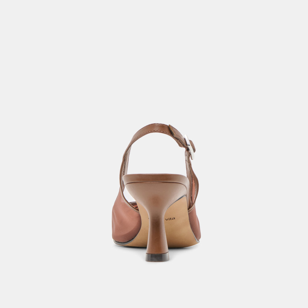 Dolce Vita SHOES | Lorine Espresso Mesh Heels