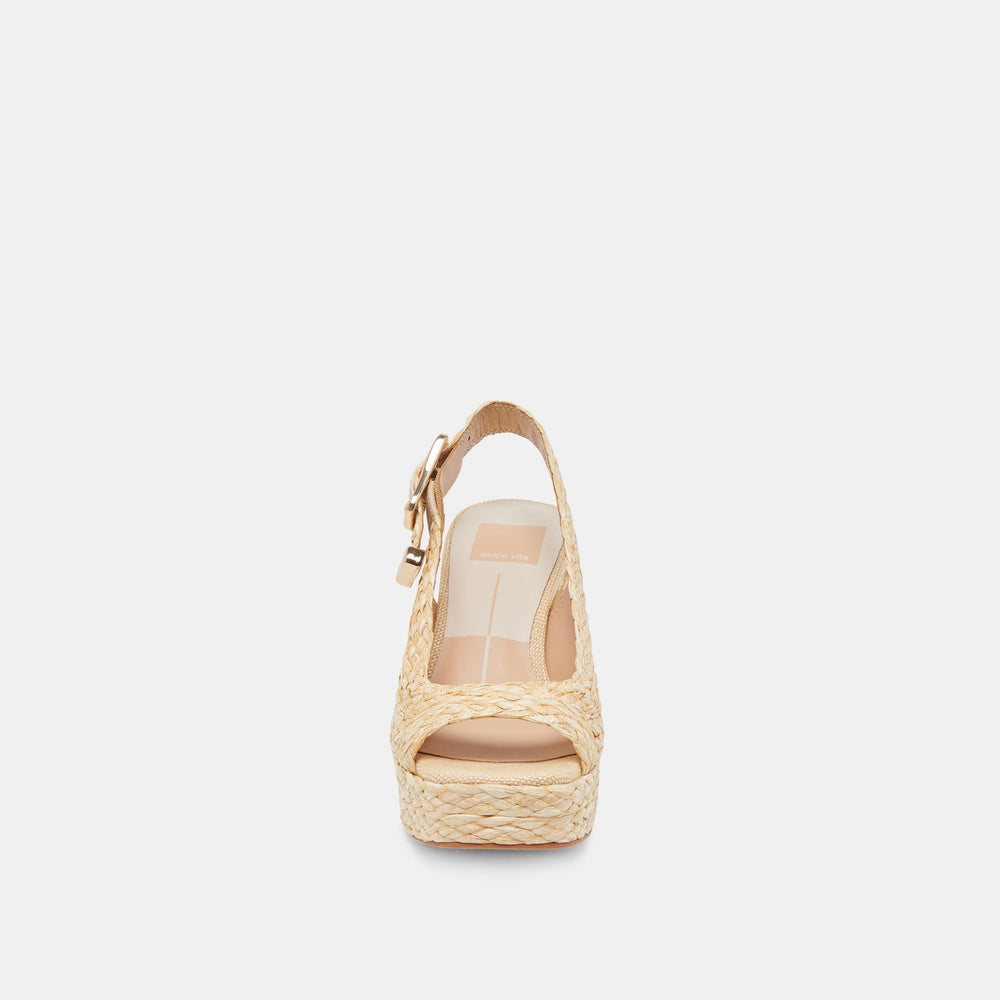 Dolce Vita SHOES | FLORES HEELS NATURAL RAFFIA
 – Dolce Vita
