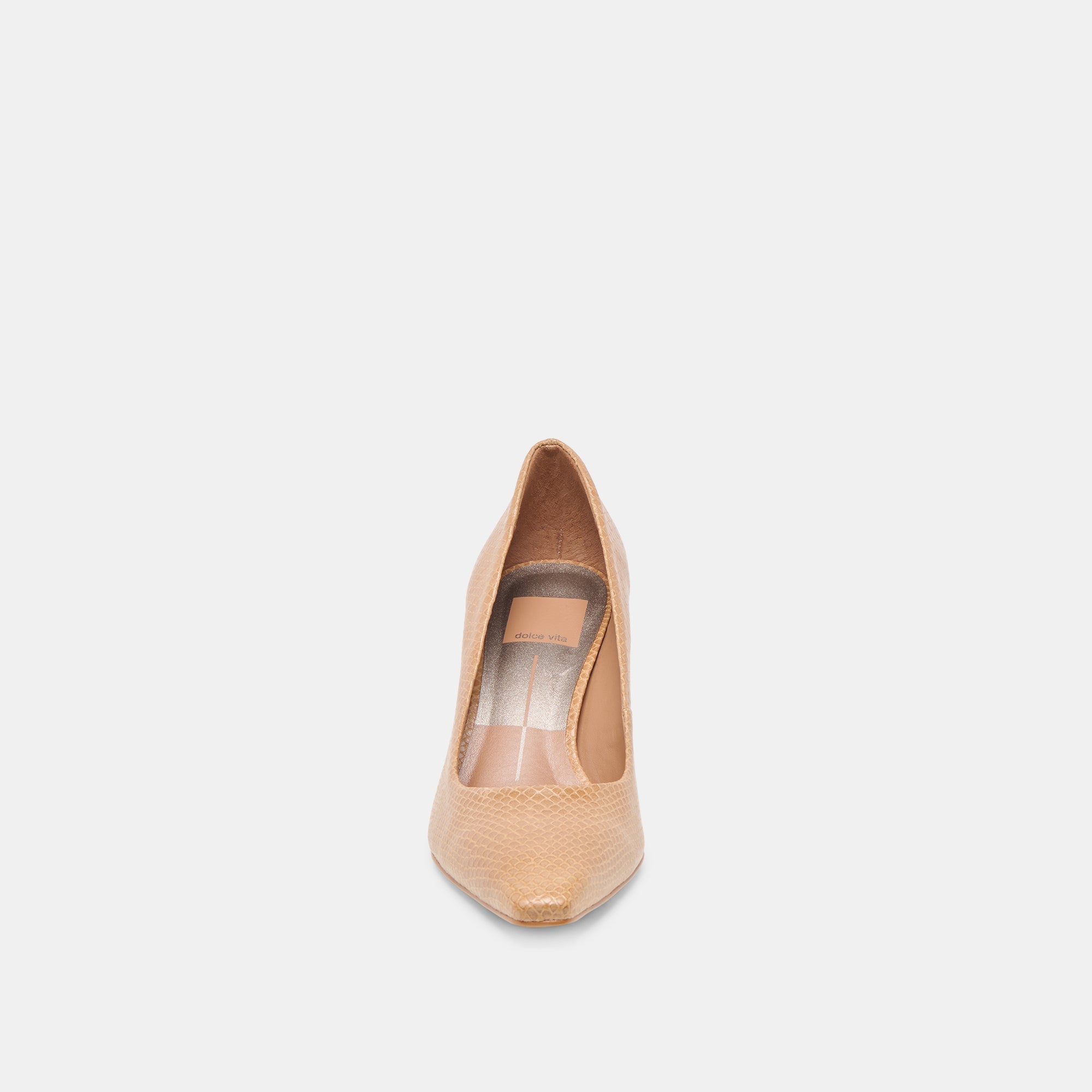 Dolce Vita SHOES | Briona Whiskey Embossed Leather Heels