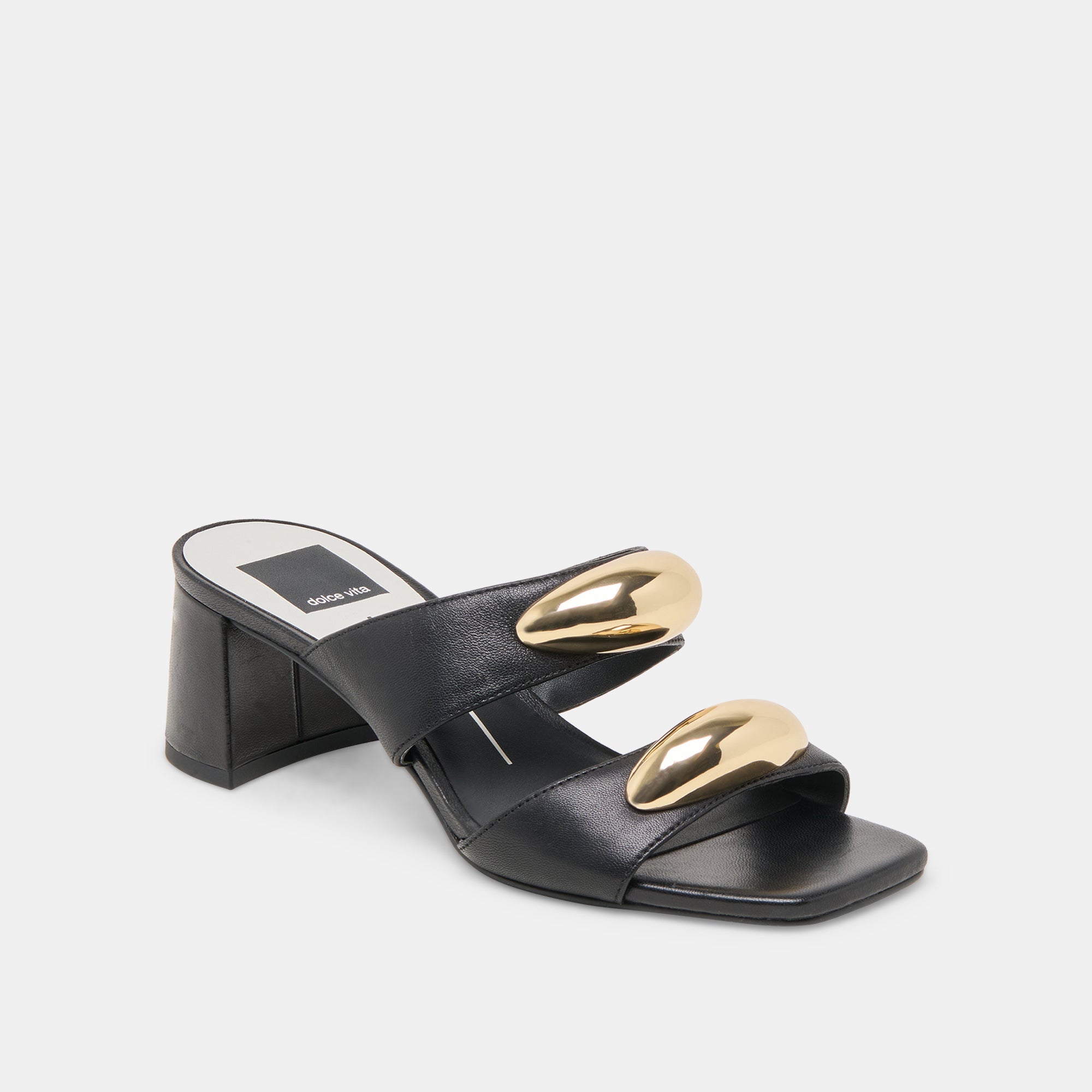 Dolce Vita SHOES | Barnet Black Leather Heels