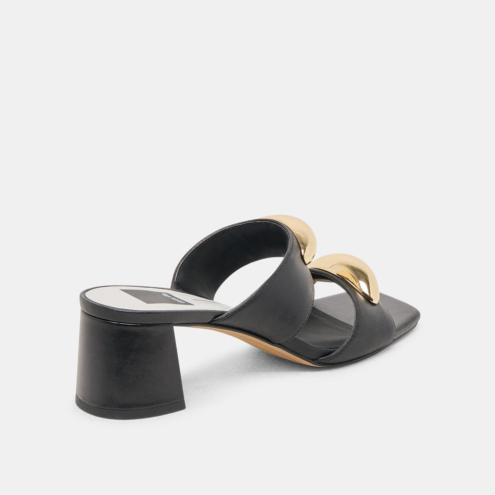 Dolce Vita SHOES | Barnet Black Leather Heels