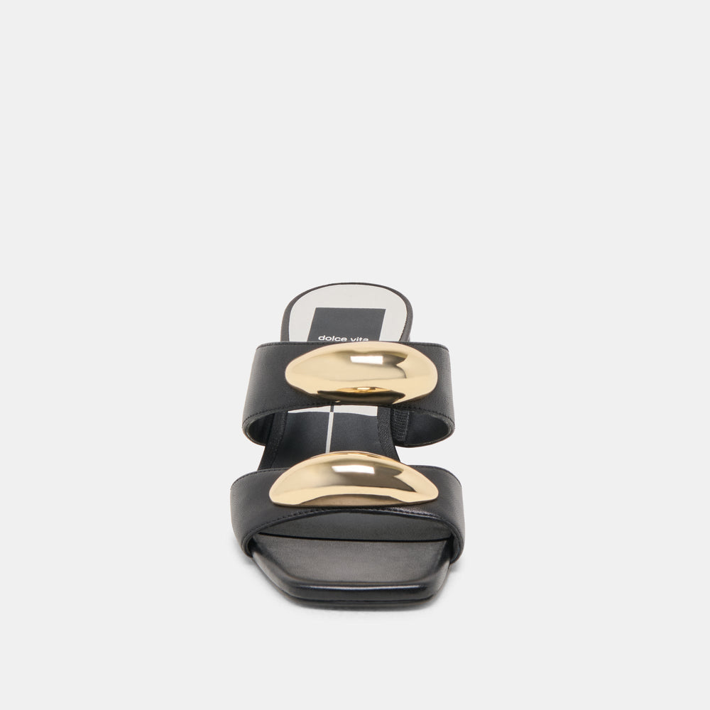 Dolce Vita SHOES | Barnet Black Leather Heels