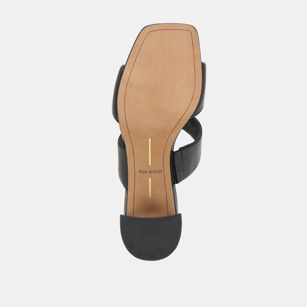 Dolce Vita SHOES | Barnet Black Leather Heels