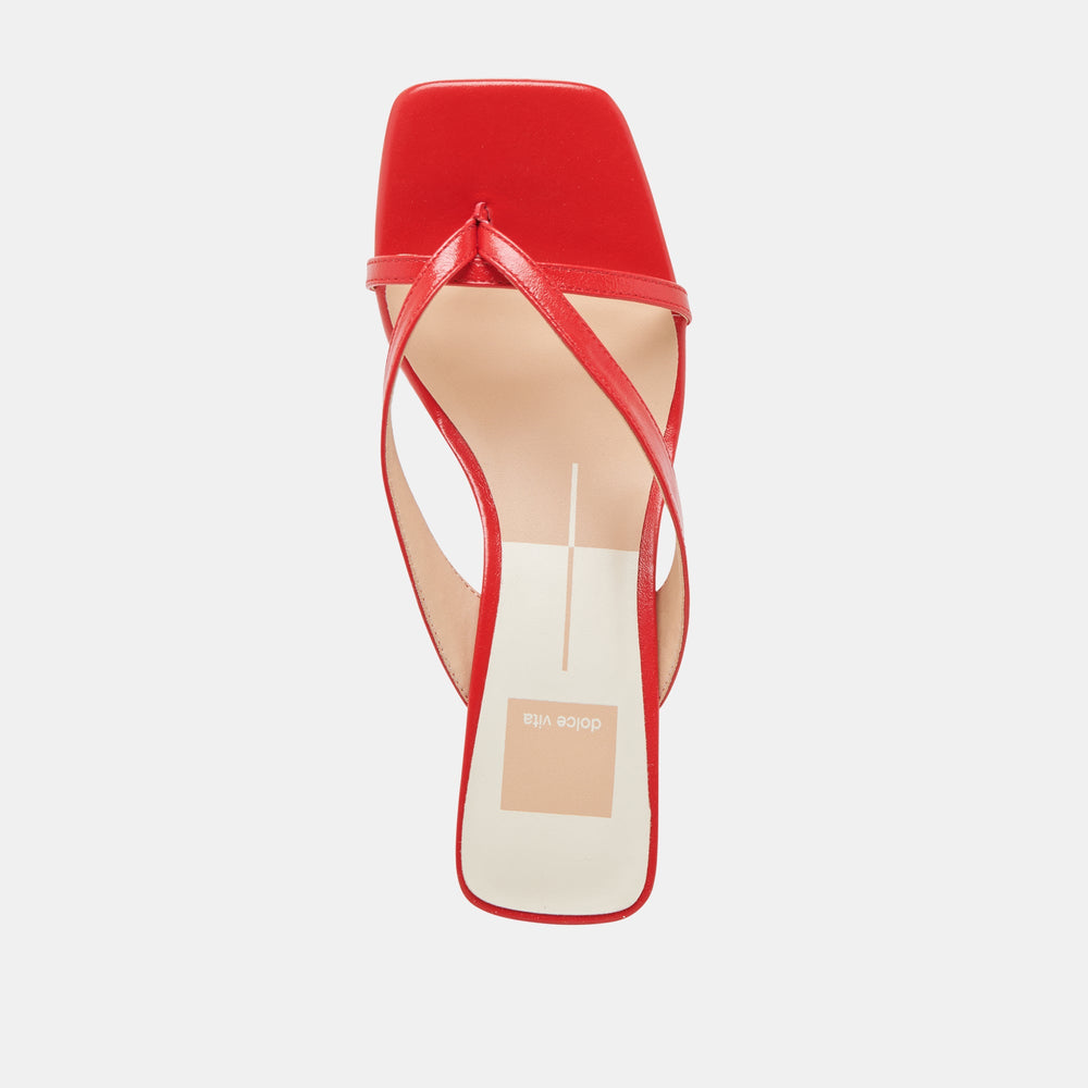 Dolce Vita SHOES | BREVEL WIDE HEELS CHILI LEATHER
 – Dolce Vita