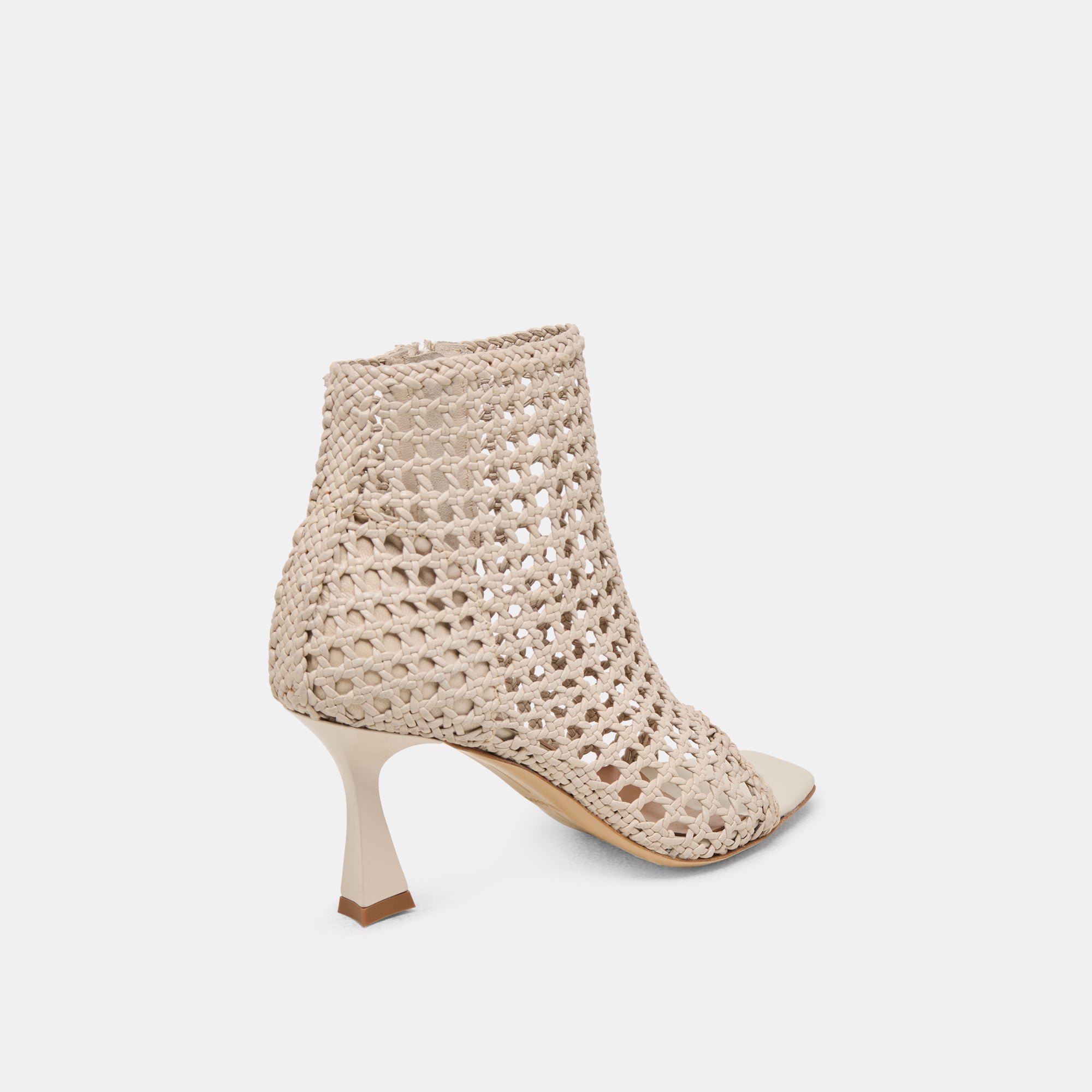 Dolce Vita SHOES | Quin Bone Woven Leather Heels