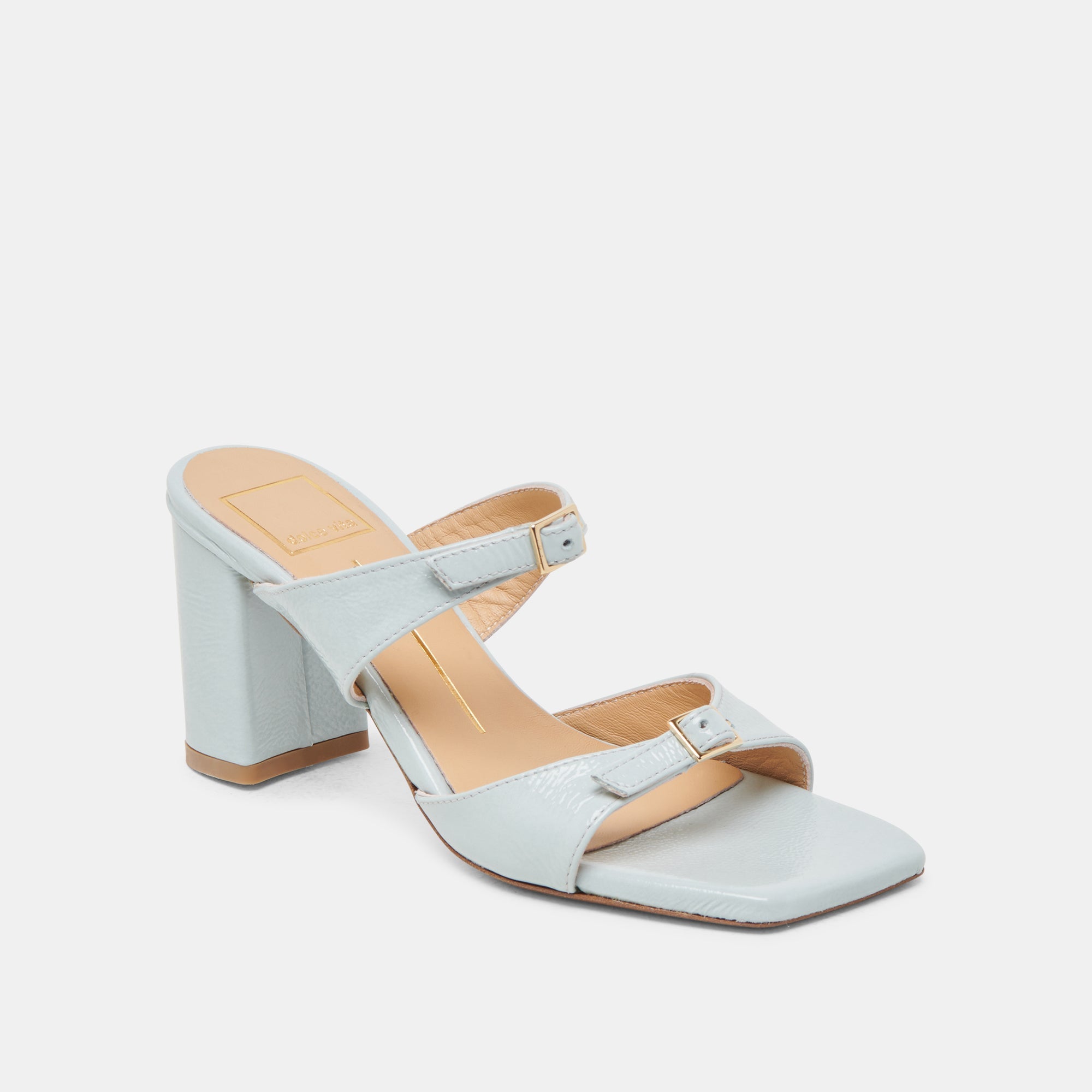 Dolce Vita SHOES | SHANE HEELS ICE BLUE CRINKLE PATENT
 – Dolce Vita