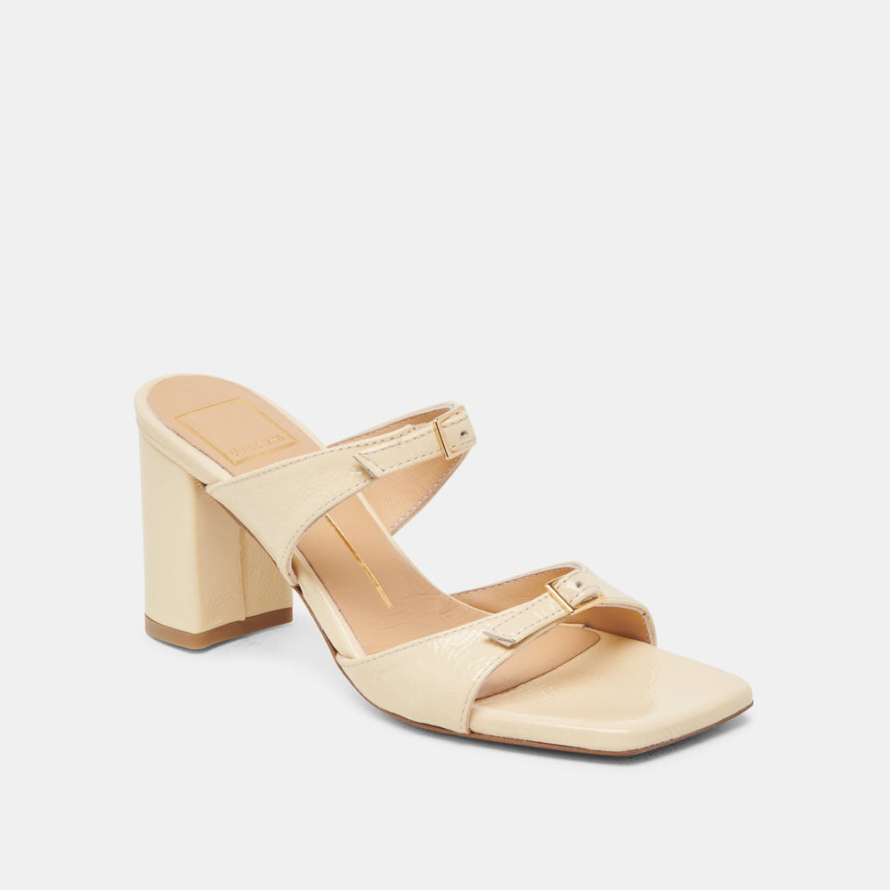 Dolce Vita SHOES | SHANE HEELS LIGHT YELLOW CRINKLE PATENT
 – Dolce Vita
