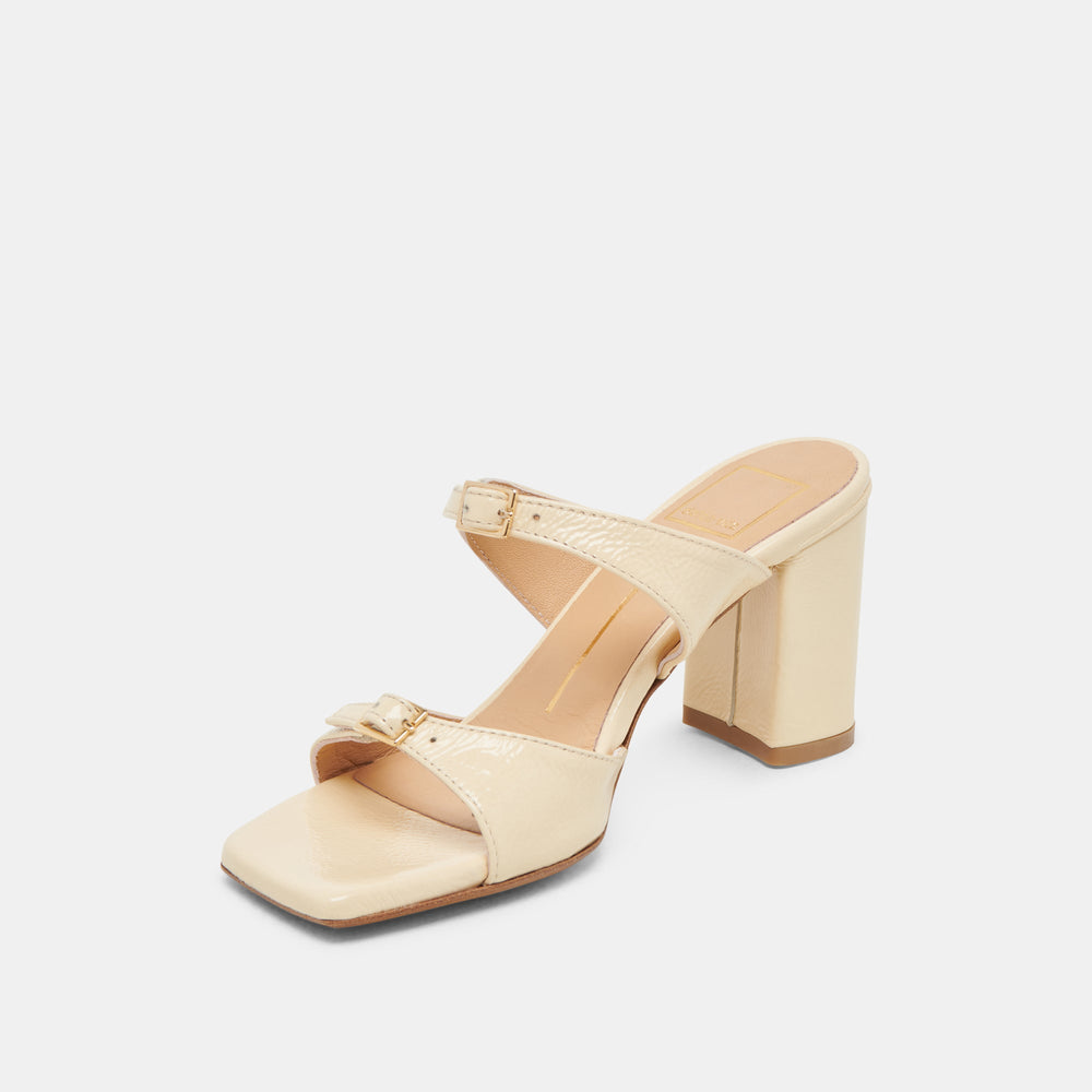 Dolce Vita SHOES | SHANE HEELS LIGHT YELLOW CRINKLE PATENT
 – Dolce Vita