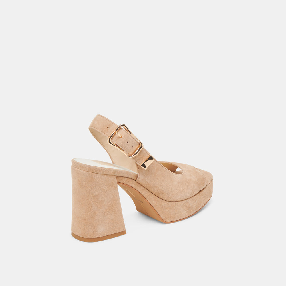 Dolce Vita SHOES | FLORES HEELS BAMBOO SUEDE
 – Dolce Vita