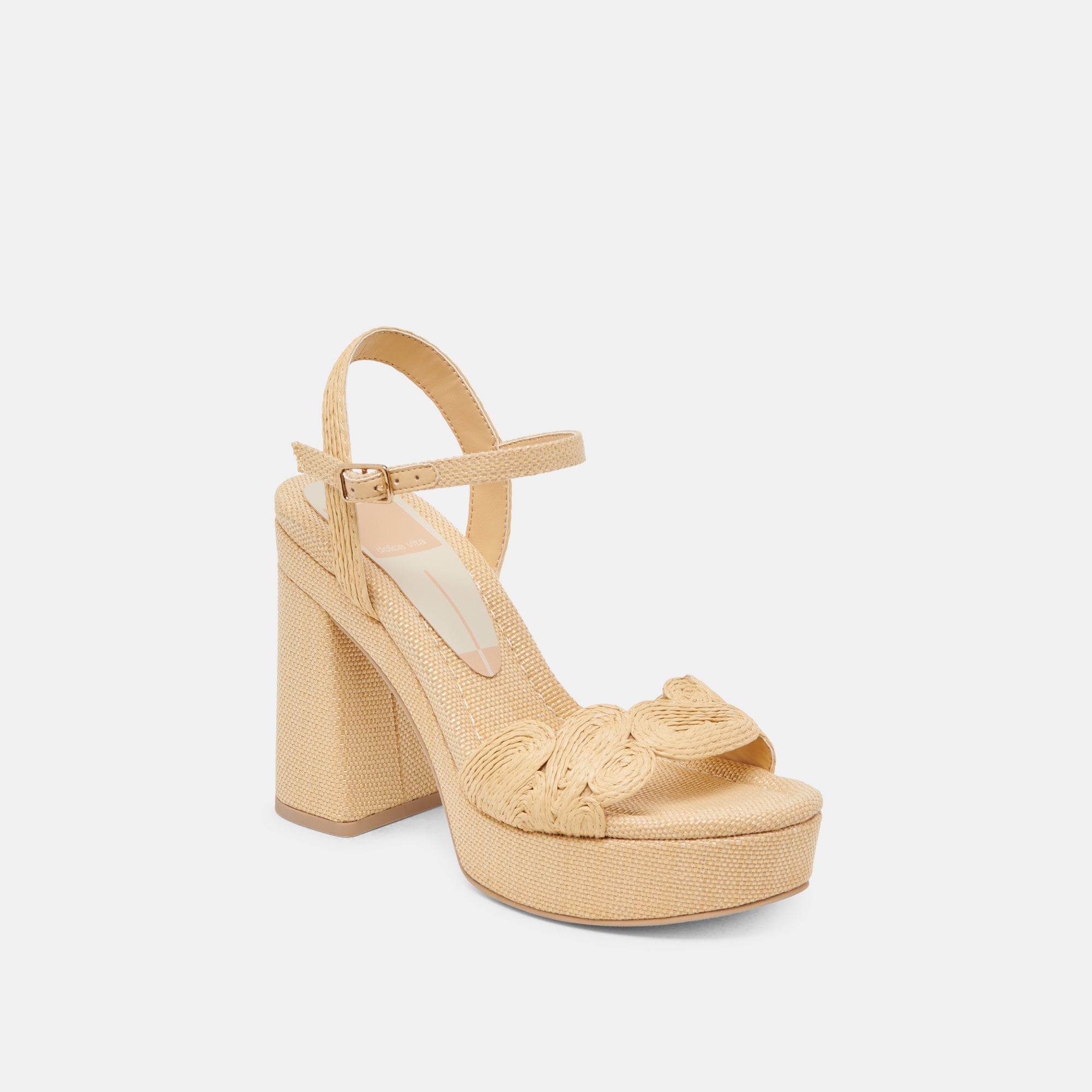 Dolce Vita SHOES | TINAYA HEELS LT NATURAL RAFFIA
 – Dolce Vita