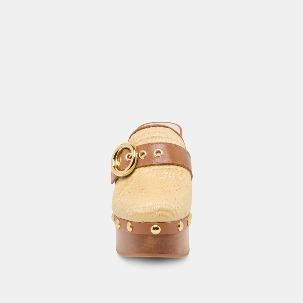 Dolce Vita SHOES | Debrah Lt Natural Raffia Clogs